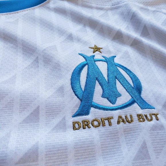Olympique De Marseille Puma 20-21 Men's Size XL Home Kit Football Soccer Jersey - Picture 4 of 9